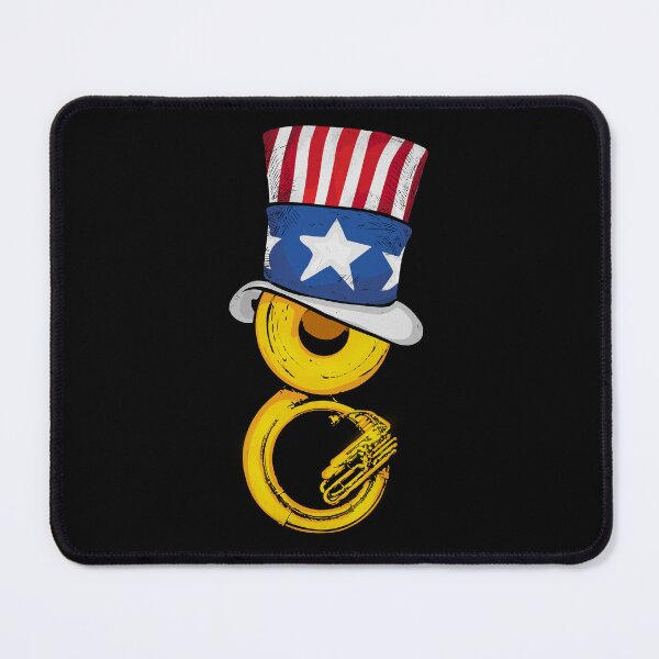 Item preview, 4th Of July America Men Marching Band Music Sousaphone designed and sold by DSWShirts.