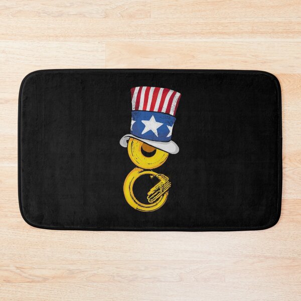Item preview, 4th Of July America Men Marching Band Music Sousaphone designed and sold by DSWShirts.