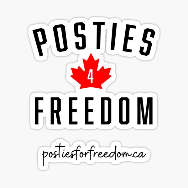 Posties 4 Freedom Sticker