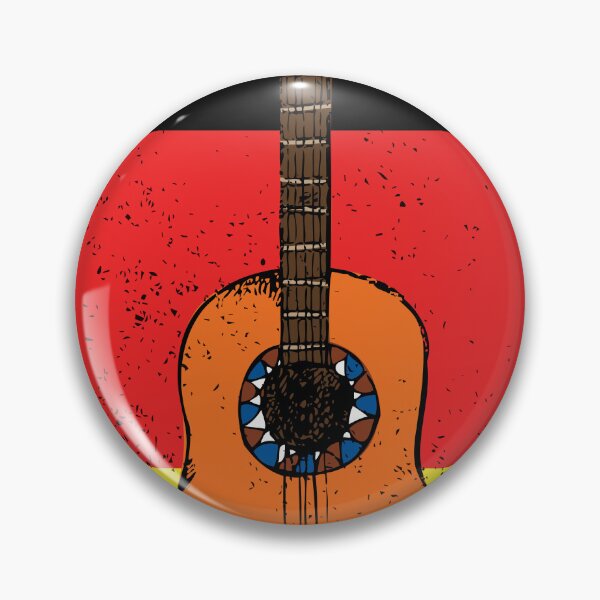 Item preview, Country Music Retro Vintage Guitar Germany designed and sold by pretty4u.