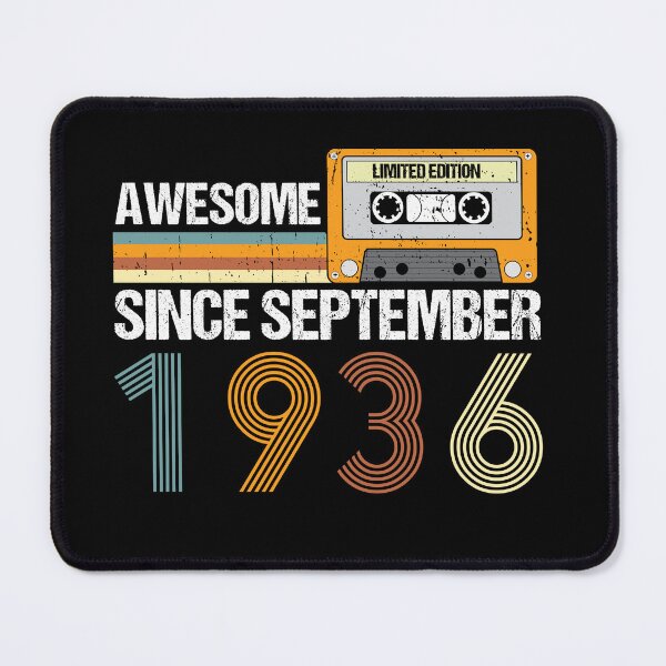 Item preview, Awesome Since September 1936 | 86th birthday | vintage September 1936 designed and sold by AMINE  ★★★★★.