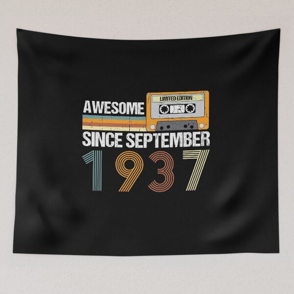 Item preview, Awesome Since September 1937 | 85th birthday | vintage September 1937 designed and sold by AMINE  ★★★★★.