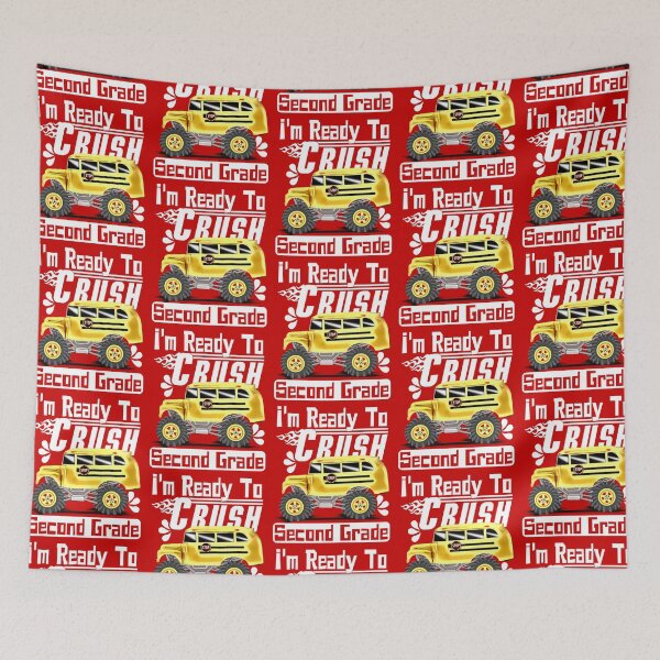 Item preview, Back To School Bus I'm Ready To Crush Second Grade designed and sold by CharJens.