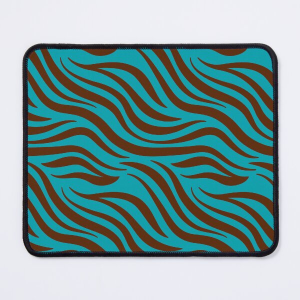 Item preview, Cute  Chocolate and Teal Zibra pattern color designed and sold by diixtarshop.