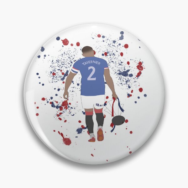 Item preview, Rangers Fan Art WorkRangers Captain, James Tavernier, No 2,  designed and sold by FootyLocker.
