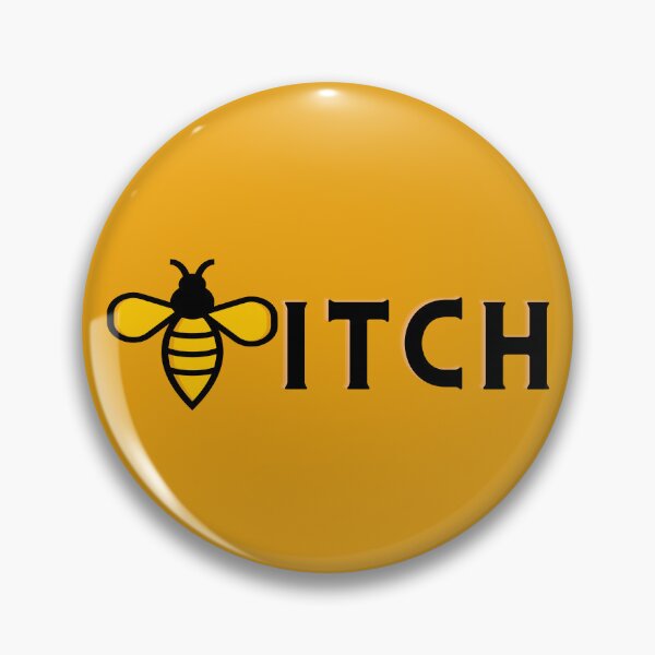 Item preview,  Bee-itch (Yellow & Black) designed and sold by lunabethdesigns.