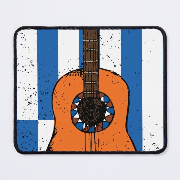 Item preview, Country Music Retro Vintage Guitar Greece designed and sold by pretty4u.