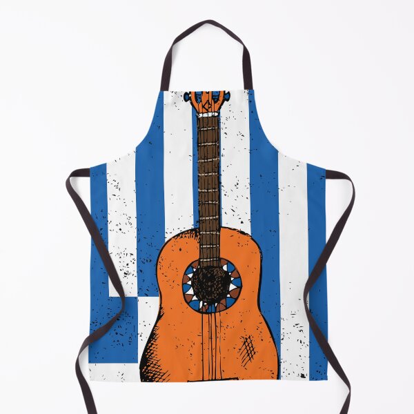 Item preview, Country Music Retro Vintage Guitar Greece designed and sold by pretty4u.
