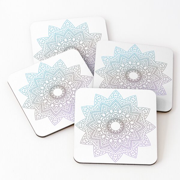 Item preview, Mandala Subtle Abstract Androsexual Pride Flag designed and sold by cashewdays.