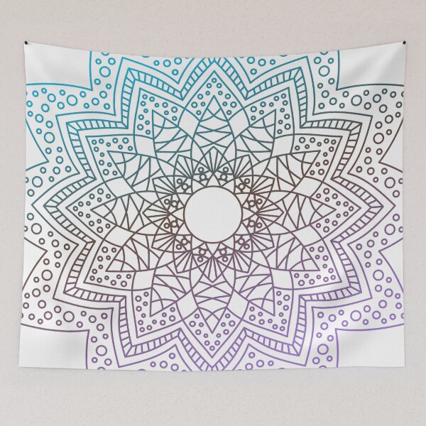 Item preview, Mandala Subtle Abstract Androsexual Pride Flag designed and sold by cashewdays.