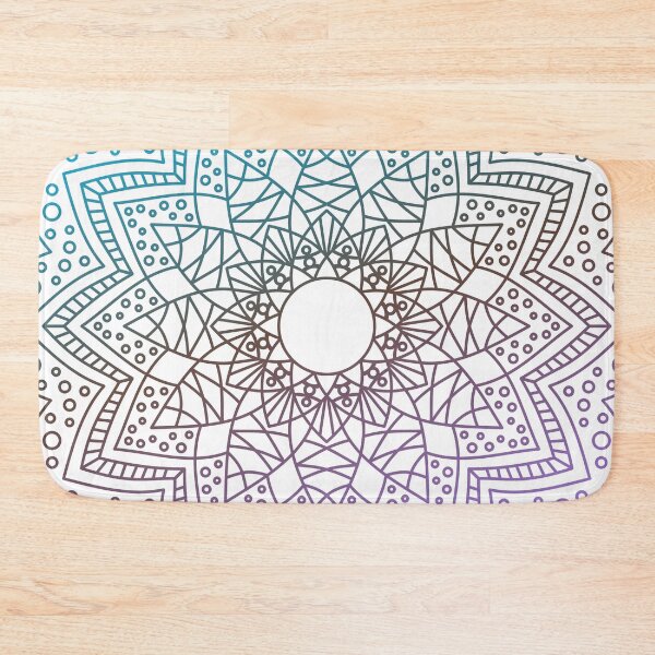 Item preview, Mandala Subtle Abstract Androsexual Pride Flag designed and sold by cashewdays.