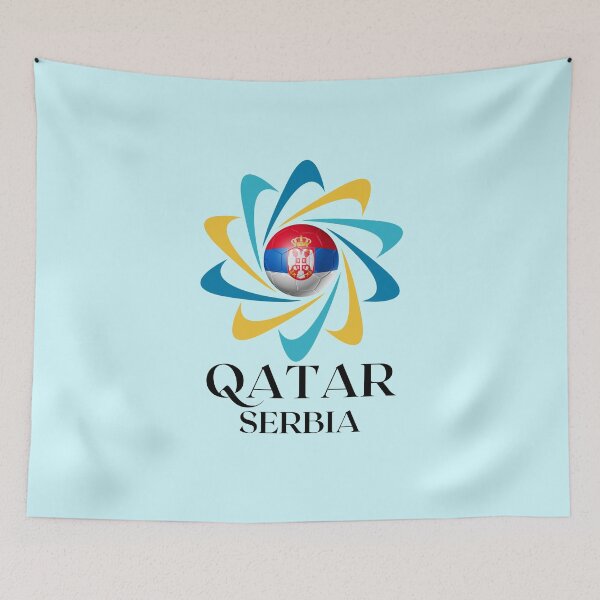 Item preview, Qatar Football soccer team Serbia  designed and sold by DesignsbyMona.