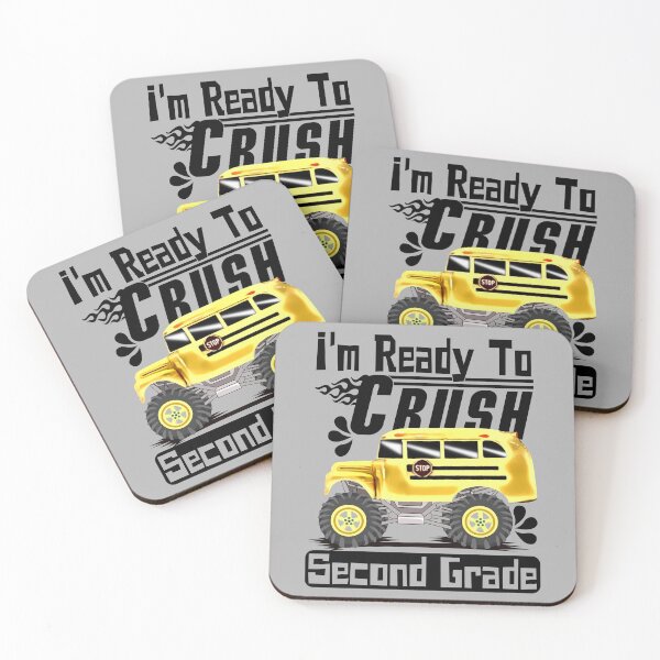 Item preview, Back To School Bus I'm Ready To Crush Second Grade designed and sold by CharJens.