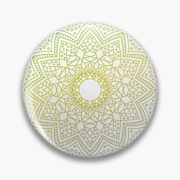 Item preview, Mandala Subtle Abstract Lithromantic Pride Flag Green Yellow designed and sold by cashewdays.