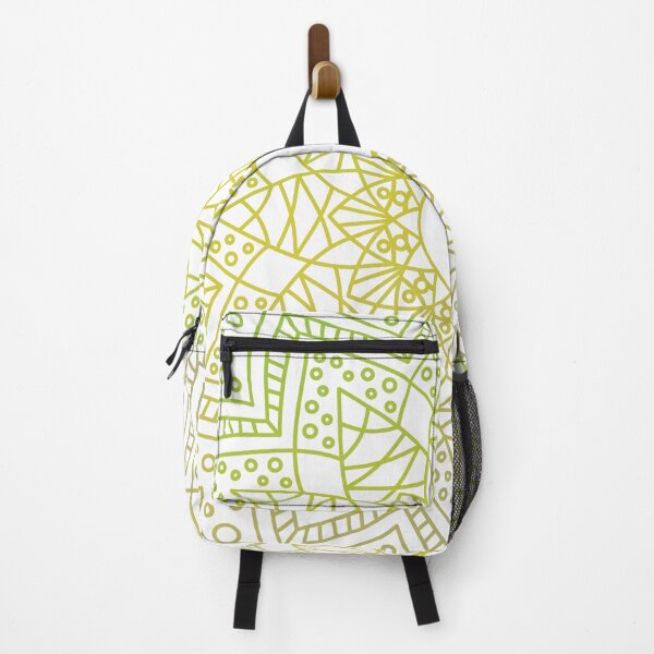 Item preview, Mandala Subtle Abstract Lithromantic Pride Flag Green Yellow designed and sold by cashewdays.