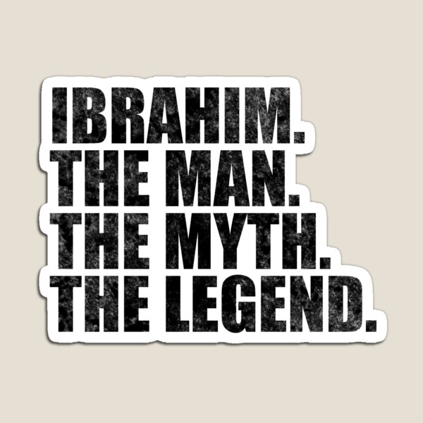 Imanes: Nombre Ibrahim | Redbubble Imanes: Nombre Ibrahim | Redbubble
