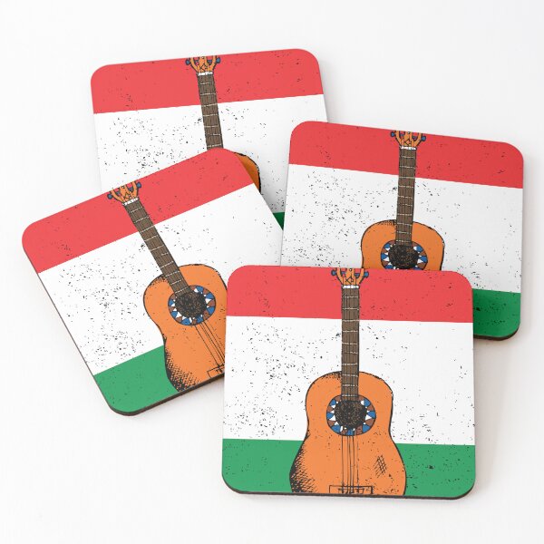 Item preview, Country Music Retro Vintage Guitar Hungary designed and sold by pretty4u.
