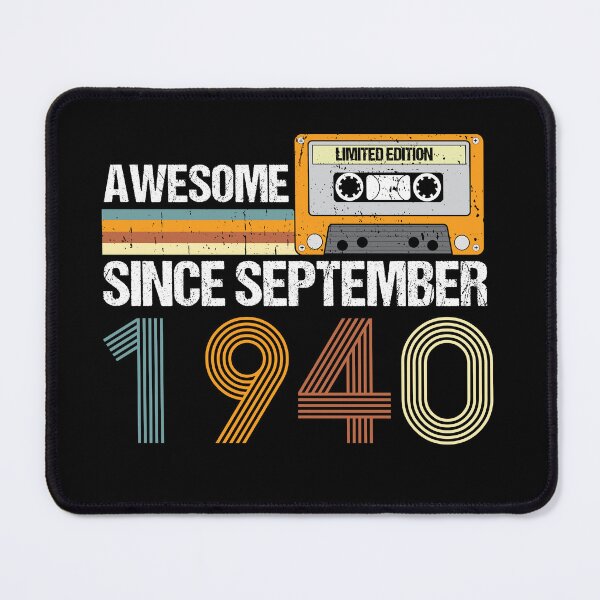 Item preview, Awesome Since September 1940 | 82th birthday | vintage September 1940 designed and sold by AMINE ★★★★★.