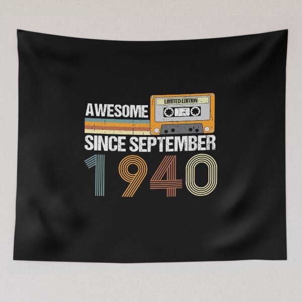 Item preview, Awesome Since September 1940 | 82th birthday | vintage September 1940 designed and sold by AMINE  ★★★★★.