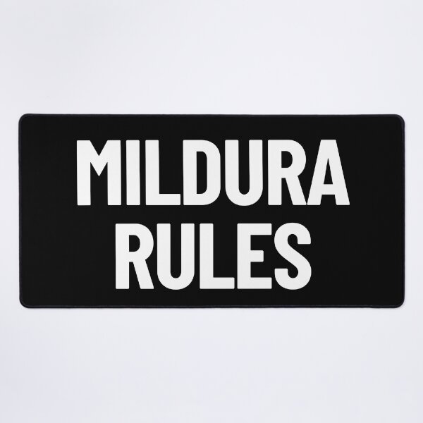 Item preview, Mildura Rules Victoria Australia Capital City designed and sold by Legit Hooligan.