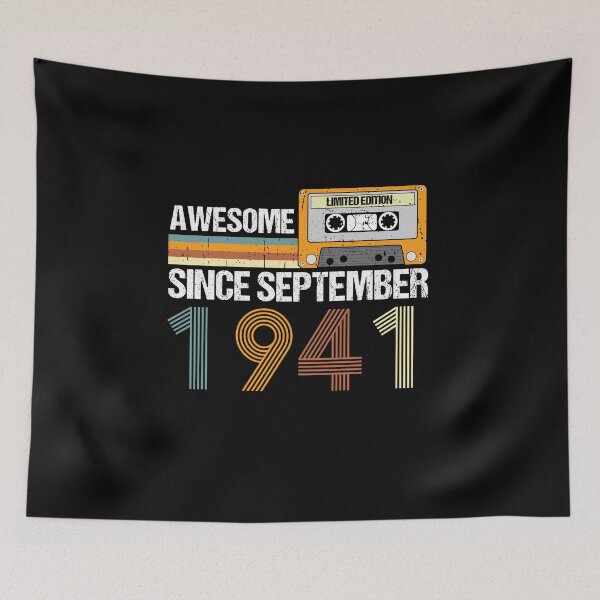 Item preview, Awesome Since September 1941 | 81th birthday | vintage September 1941 designed and sold by AMINE  ★★★★★.