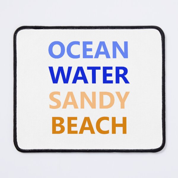Item preview, Ocean Water Sandy Beach designed and sold by Motion Designs.