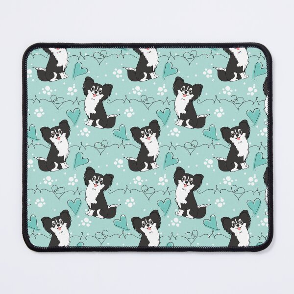 Item preview, Long Haired Black White Chihuahua 2 designed and sold by Lulupainting.