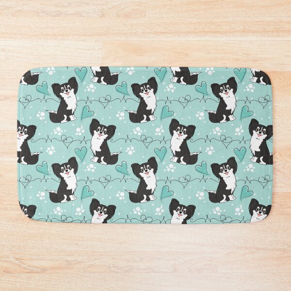 Item preview, Long Haired Black White Chihuahua 2 designed and sold by Lulupainting.
