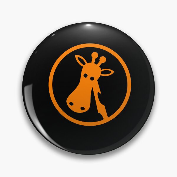 Item preview, Giraffe face logo | Giraffe lovers | Giraffe fans designed and sold by AnimalMode.