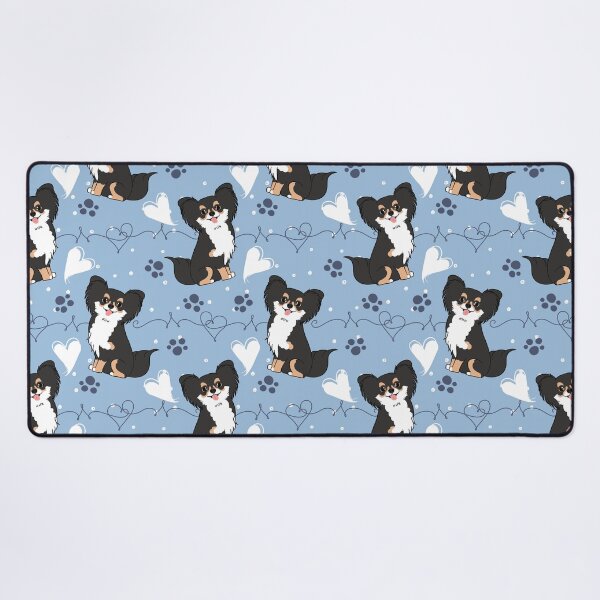 Item preview, LOVE Long Haired Black Tricolor Chihuahua 2 designed and sold by Lulupainting.