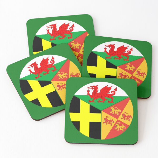 Item preview, Baneri Cymru Dewi Sant Owain Glyndŵr, Flags of Wales St David and Owain Glyndŵr designed and sold by indywales.