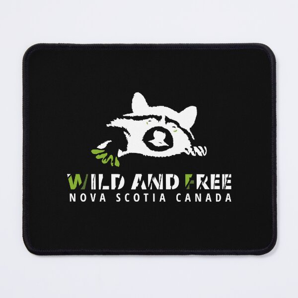 Item preview, GOWILD Life - WILD & FREE Raccoon white designed and sold by GOWILDstyle.
