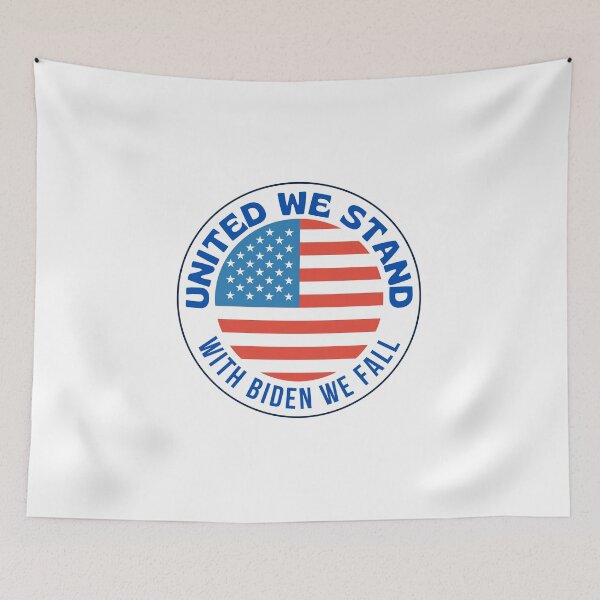 Item preview, United We Stand With Biden We Fall designed and sold by Pixelish.