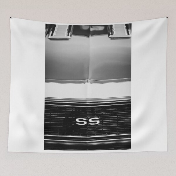 Item preview, 1968 Chevrolet Camaro SS Grille Emblem -0186bw designed and sold by Jill Reger.