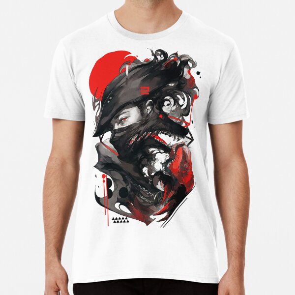 Vista previa del artículo con la obra «Wolfman Vaporwave Streetwear Urban », diseñado y vendido por OWLvision33.