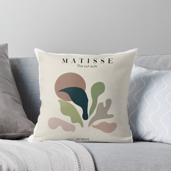 Item preview, Henri Matisse forms cut outs, Organic color palette, Scandivian art, exhibition art designed and sold by shreya ranjan.