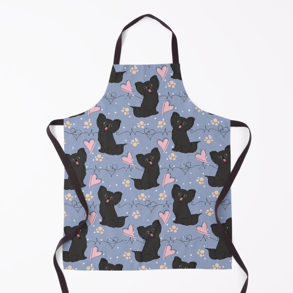 Item preview, LOVE Long Haired Black Chihuahua  designed and sold by Lulupainting.