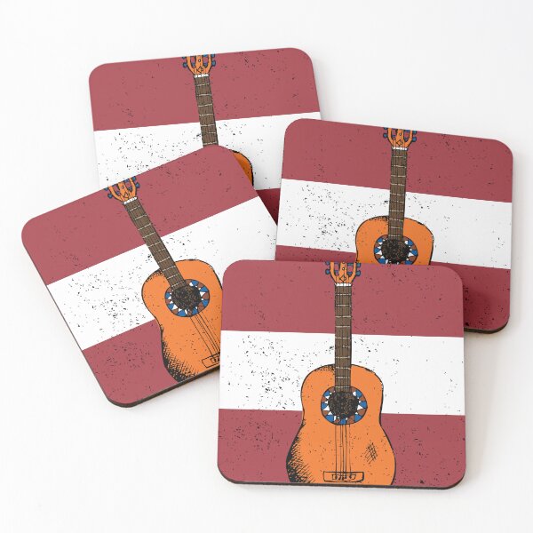 Item preview, Country Music Retro Vintage guitar latvia designed and sold by pretty4u.