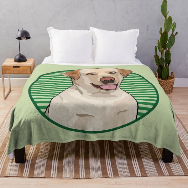 Item preview, Labrador dog w/ Green stripped circle designed and sold by AdoptNFTPets.