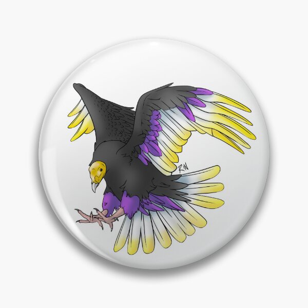 Item preview, Nonbinary Turkey Vulture designed and sold by RinClaymoreArts.