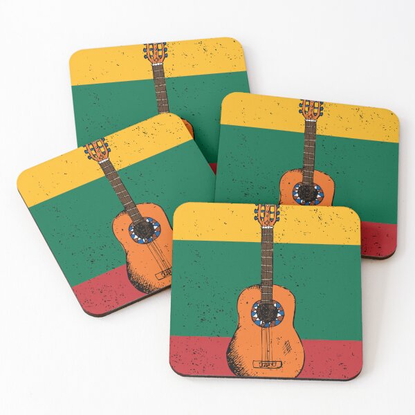 Item preview, Country Music Retro Vintage guitar lithuania designed and sold by pretty4u.