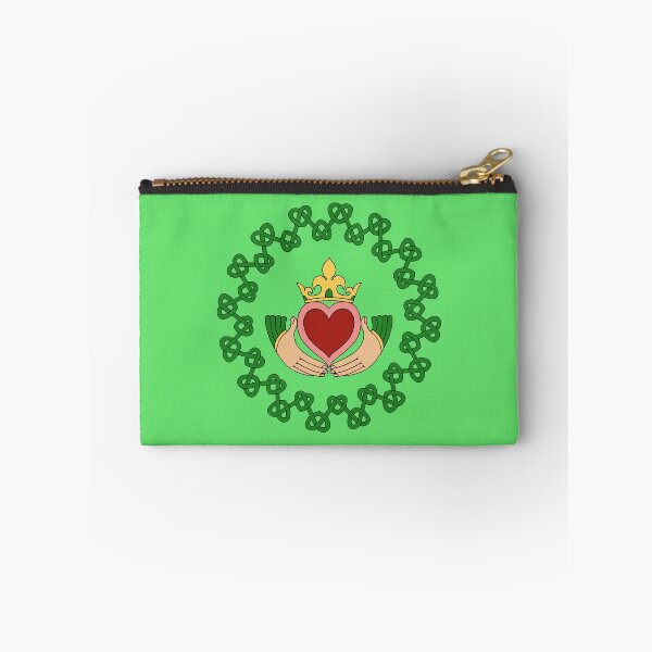Item preview, Claddagh and Knotwork Green designed and sold by Azure Lion Productions.