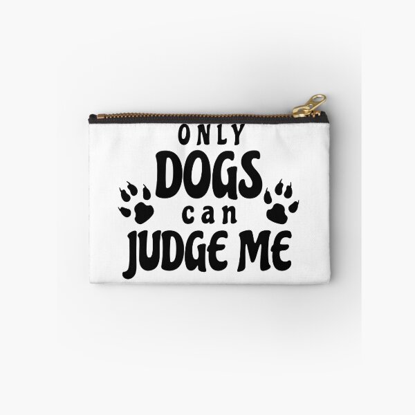 Aperçu de l'œuvre Seuls les chiens peuvent me juger créée et vendue par Design-Maniya.
