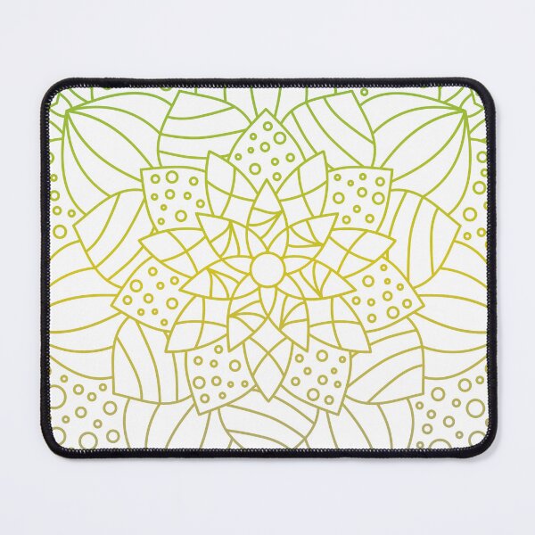 Item preview, Mandala Subtle Abstract Lithromantic Pride Flag Green Lotus designed and sold by cashewdays.