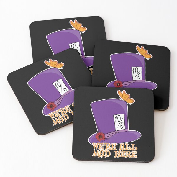 Item preview, We're All Mad Here - Mad Hatter Hat - Alice in Wonderland designed and sold by TheInkElephant.