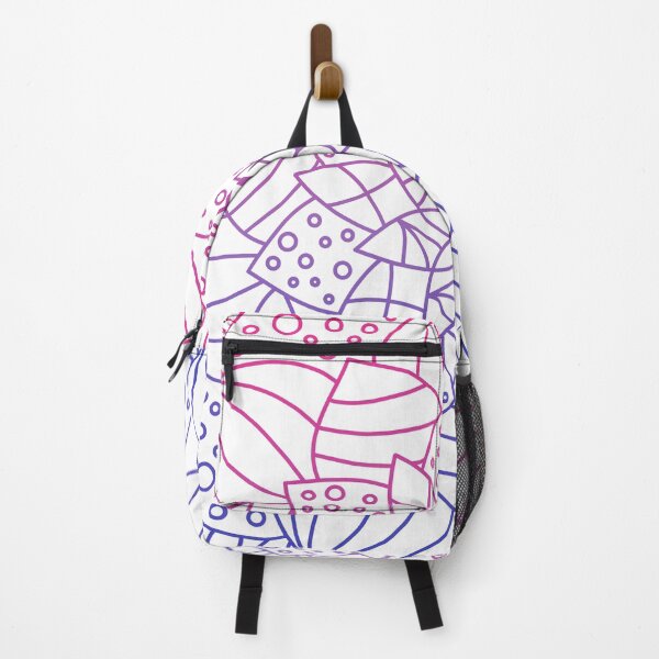 Item preview, Mandala Subtle Abstract Bi Pride Flag Purple Lotus designed and sold by cashewdays.