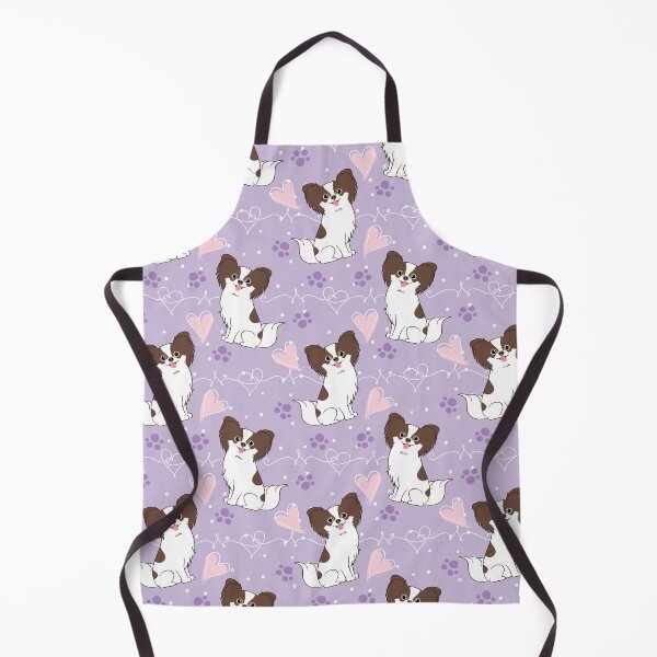 Item preview, LOVE Long Haired Chocolate White Chihuahua  designed and sold by Lulupainting.