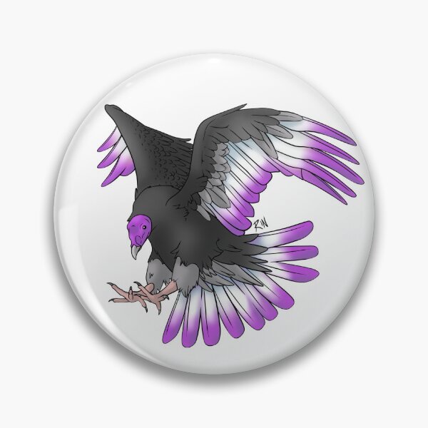 Item preview, Asexual Turkey Vulture designed and sold by RinClaymoreArts.