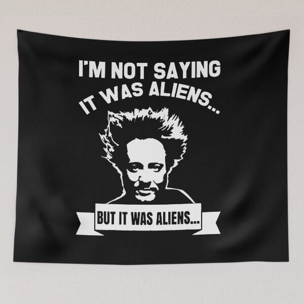 Item preview, It-was-Aliens-Giorgio-A-Tsoukalos-T-Shirt-Black designed and sold by Hermansson1.