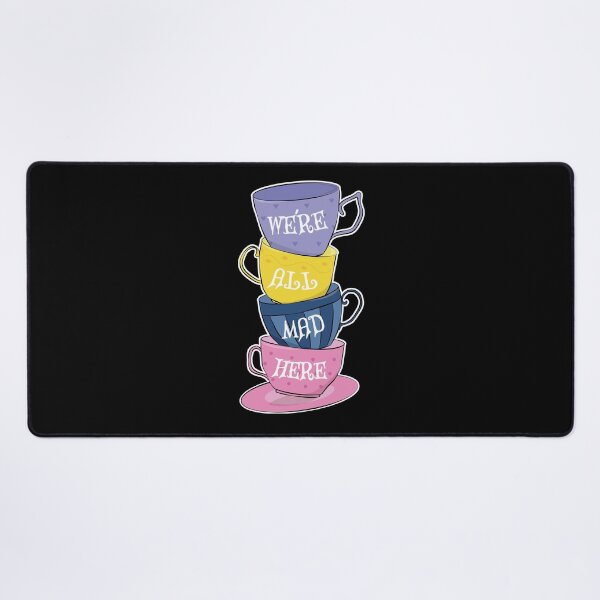 Item preview, We're All Mad Here - Mad Tea Party Cups - Alice in Wonderland designed and sold by TheInkElephant.